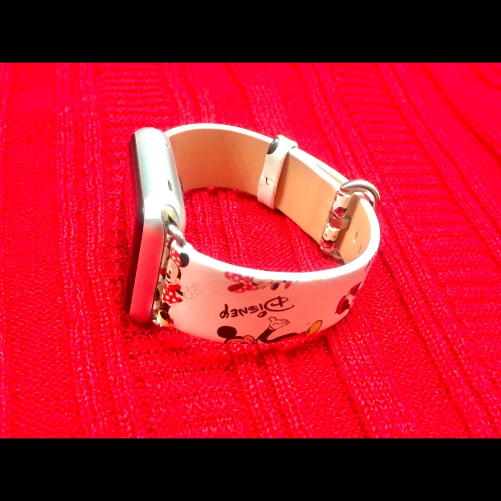 38mm/40mm Minnie Mouse Apple Watch Leather Band - Picture 4 of 7
